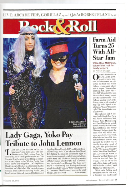 Rolling Stone Magazine October 28, 2010. Keith Richards