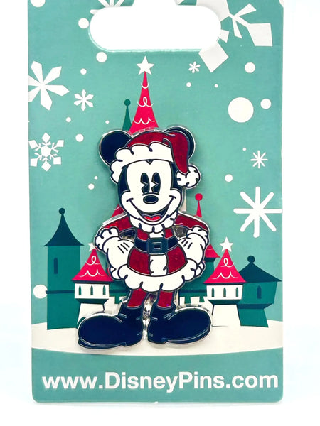 Step into the magic of the holidays with this delightful Disney Parks 2016 Santa Classic Mickey Mouse trading pin! This cheerful collectible features beloved Mickey Mouse dressed in festive Santa attire.
