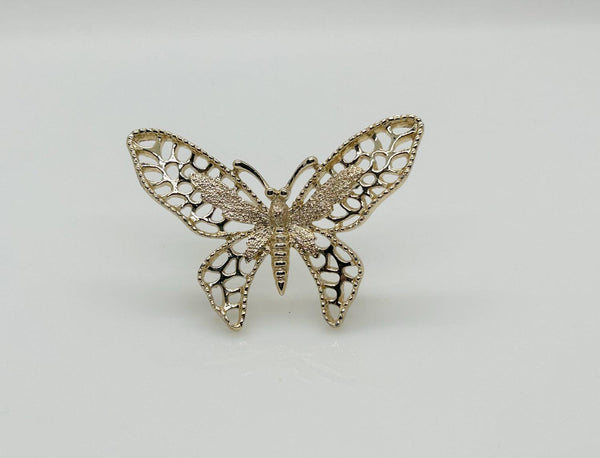 Sarah Coventry Gold Tone Madame Butterfly Brooch (1971) - Lamoree’s Vintage