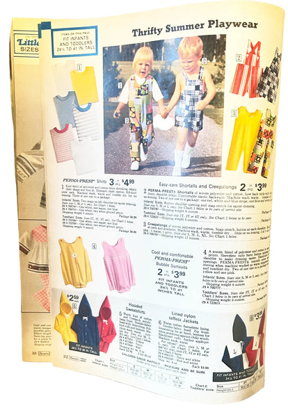 Buckle up for a wild ride through 1974 with this gloriously thick Sears catalog—all 1427 pages of it! This spring-to-summer edition is basically a time machine disguised as a shopping guide, packed with the most wonderfully outrageous fashions, furniture, and gadgets that defined the decade