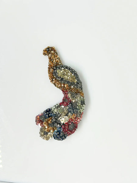 Measuring an impressive 5.25 inches long, this brooch offers a bold statement piece that can elevate any outfit—whether pinned on a jacket, scarf, or hat. Perfect for vintage lovers and those who appreciate unique accessories