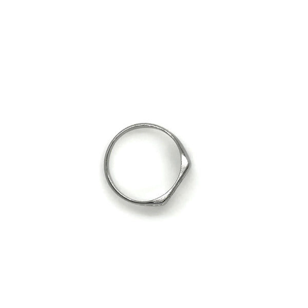 Vintage Engraved Signet Ring "RJ" Size 11.25-11.5 (1920s-1940s)