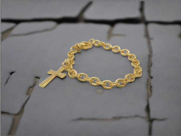 Simple Powerful Milor Bracelet with Cross - Lamoree’s Vintage