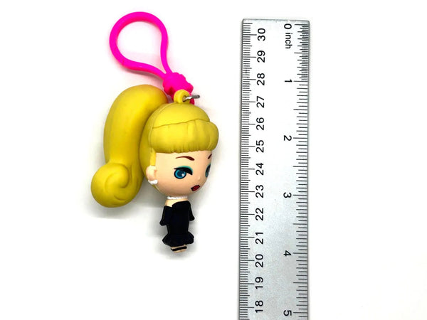 Solo in the Spotlight Barbie 3D foam bag clip keychain from Monogram