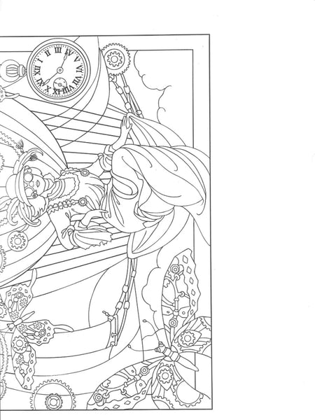 Perfect for adult coloring fans: our Steampunk Designs for Coloring provides intricate Victorian mechanical designs. Shop today!