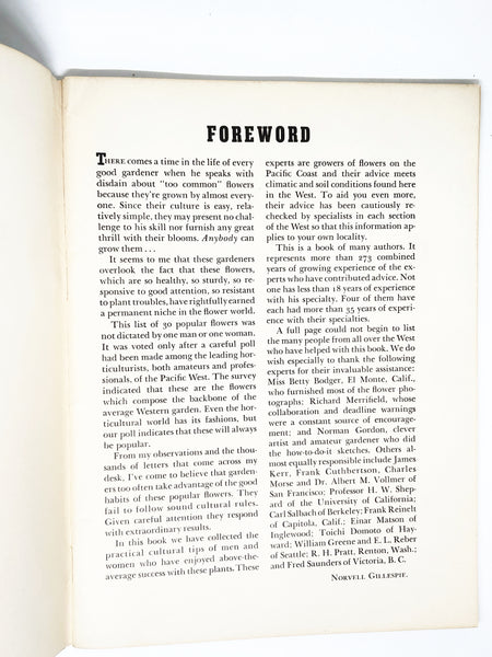 Sunset’s Popular Flower Book (1941) (1954 edition?)