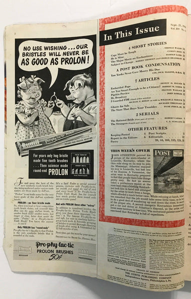 The Saturday Evening Post, September 21, 1946 - Lamoree’s Vintage