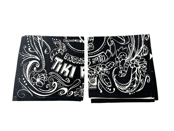 Perfect for Disney enthusiasts: our Disney (2) Enchanted Tiki Room "Chalkboard" Lounge Cloth Napkins provide durable charm and nostalgic style. Shop today!
