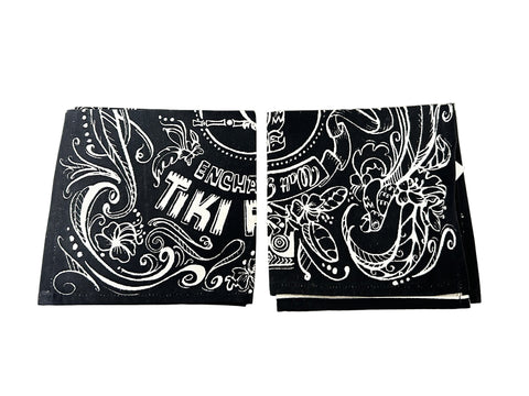 Perfect for Disney enthusiasts: our Disney (2) Enchanted Tiki Room "Chalkboard" Lounge Cloth Napkins provide durable charm and nostalgic style. Shop today!