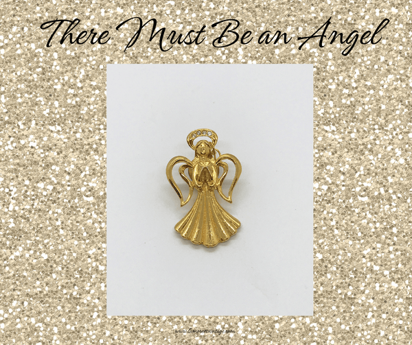 Vintage Golden Angel Pin/Pendant - Lamoree’s Vintage