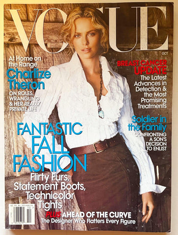 Vogue Magazine October 2007 Charlize Theron - Lamoree’s Vintage