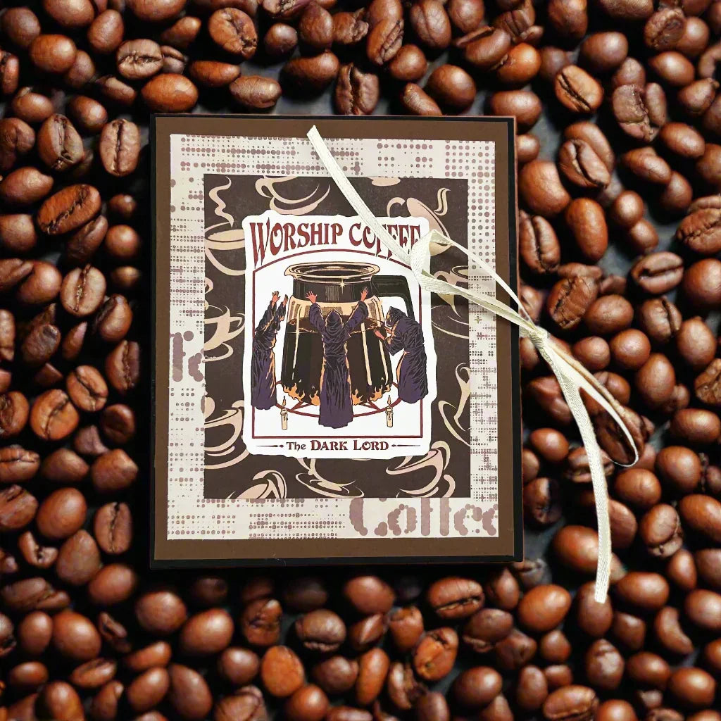 Worship Coffee Hand Crafted Mini Journal Album | Coffee Gift