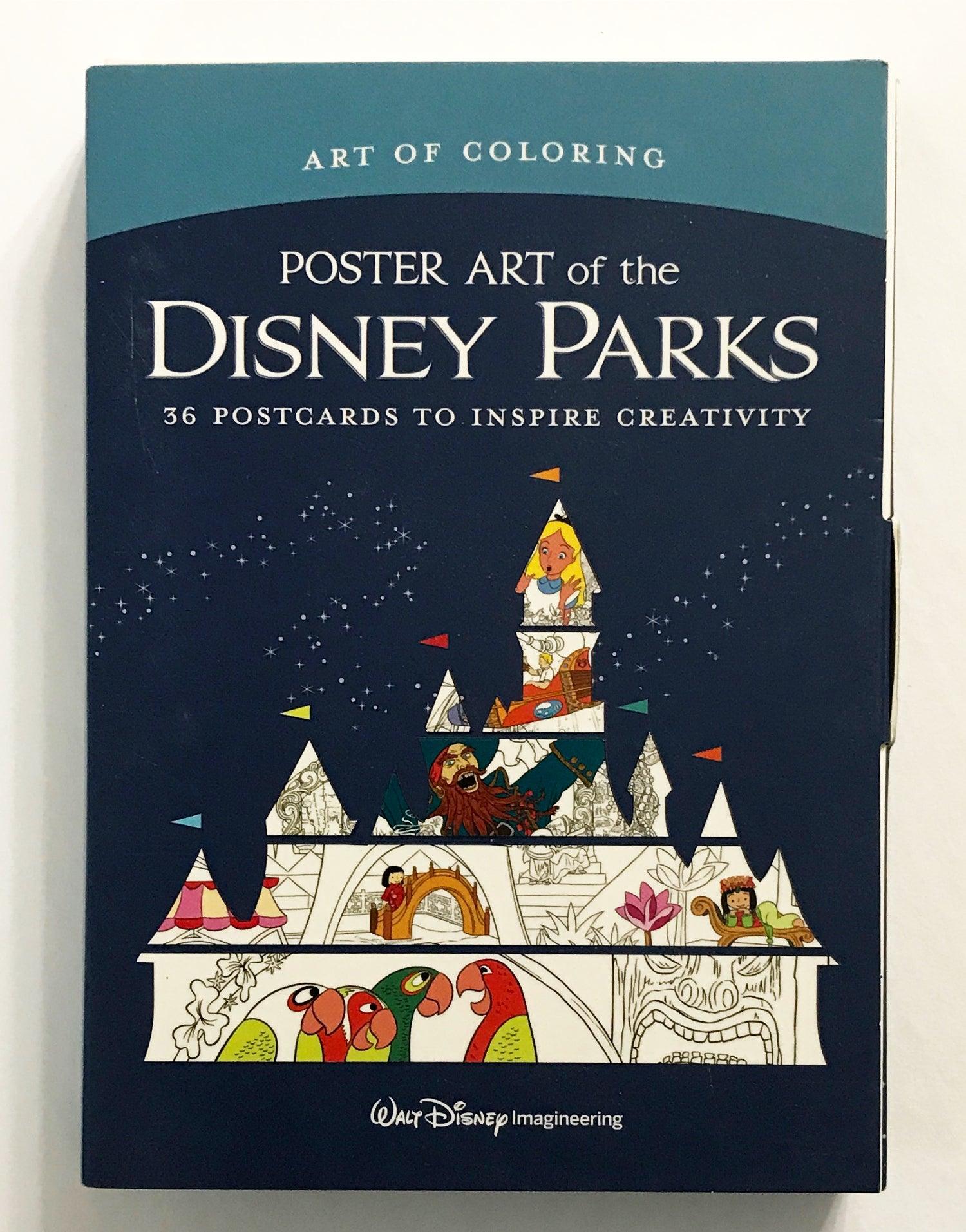Disney Art of Coloring- Poster Art of the Disney Parks - Lamoree’s Vintage