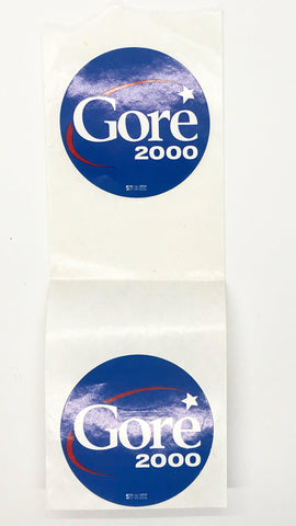 Al Gore Presidential Campaign Stickers (2000) - Lamoree’s Vintage