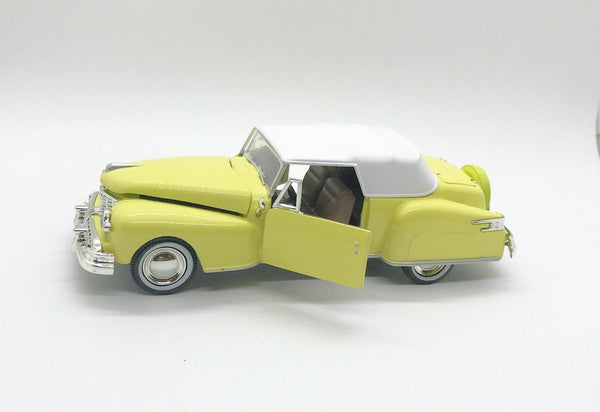 Arko 1948 Lincoln Continental Soft Yellow Cabriolet Model Car - Lamoree’s Vintage
