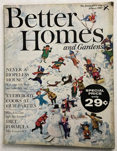 Better Homes and Gardens Magazine , January 1961 - Lamoree’s Vintage
