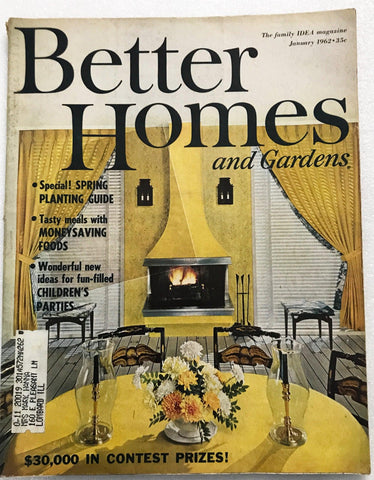 Better Homes and Gardens Magazine, January 1962 - Lamoree’s Vintage