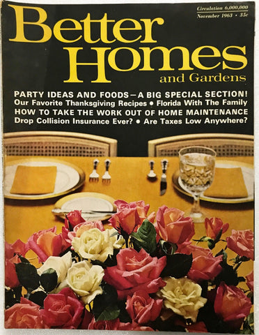 Better Homes and Gardens Magazine, November 1963 - Lamoree’s Vintage