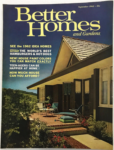Better Homes and Gardens Magazine, September 1962 - Lamoree’s Vintage