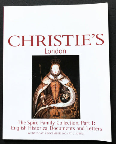 Christie's Auction Catalog 12/2003 Historical Documents - Lamoree’s Vintage
