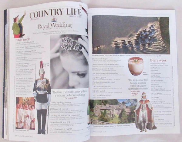 Country Life Magazine April 20, 2011 Collector Issue Royal Wedding - Lamoree’s Vintage