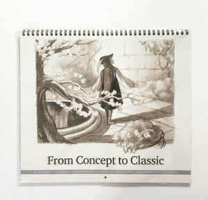 Disney D23 Club "From Concept to Classic" 2012 Calendar- Sealed - Lamoree’s Vintage