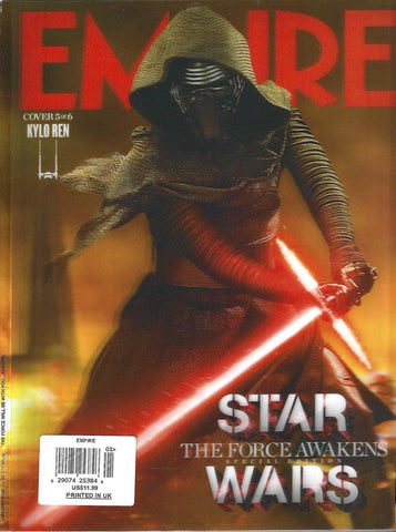 Empire Magazine: The Force Awakens Kylo Ren Cover Issue 319 - Lamoree’s Vintage