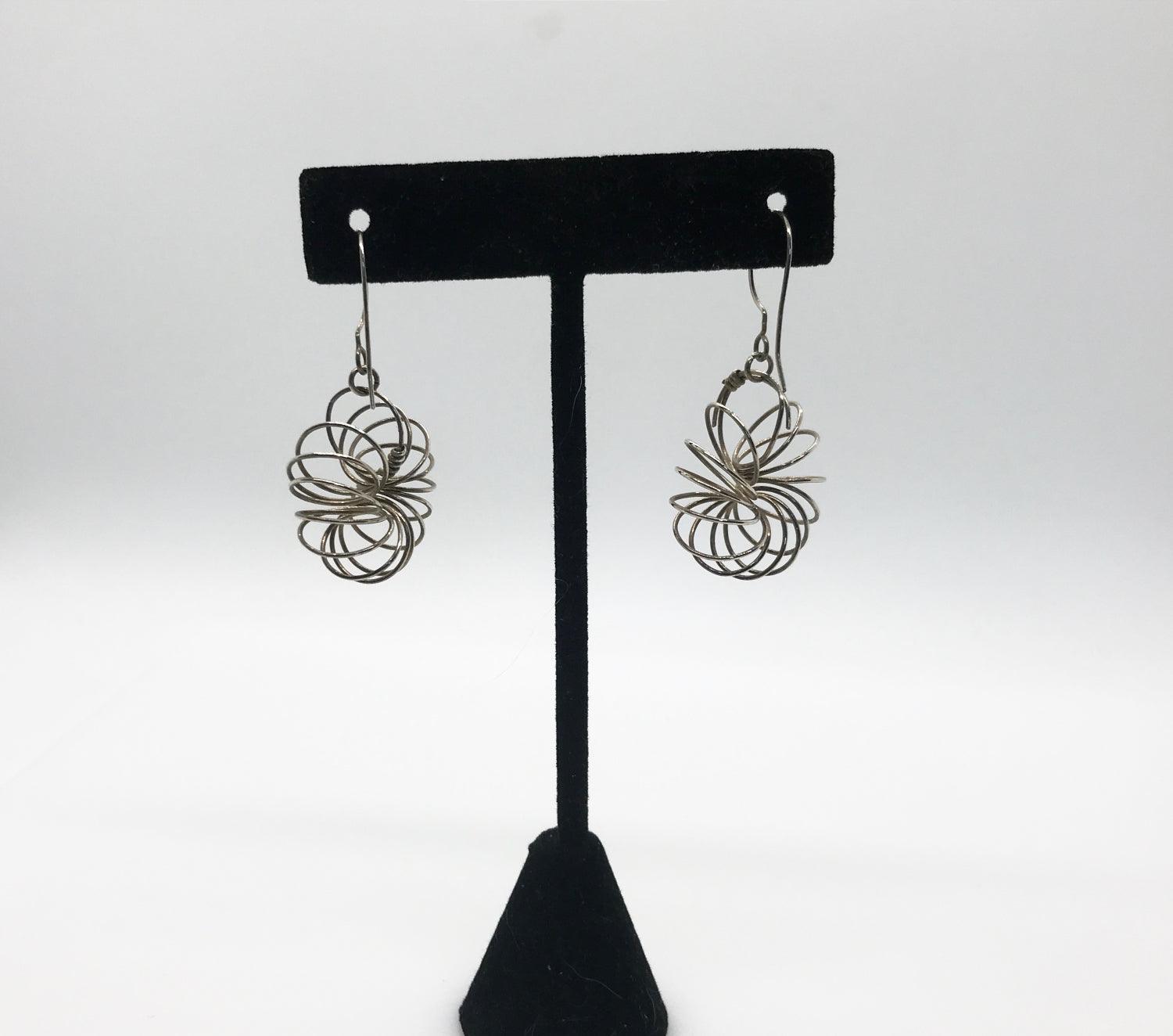 Fun Handmade Wire Spring Earrings - Lamoree’s Vintage