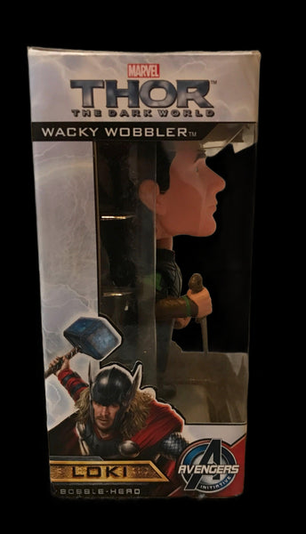 Funko (Thor The Dark World) Wacky Bobbler LOKI Bobblehead MIB - Lamoree’s Vintage