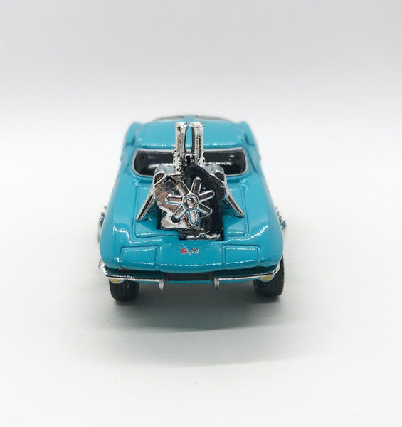 Goodmark Car-toons Turquoise Corvette Die Cast Car - Lamoree’s Vintage