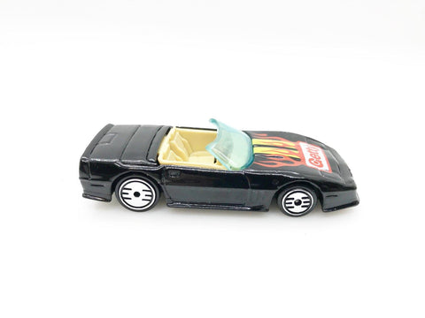 Hot Wheels Black Custom Corvette Convertible, Getty Promo (1989) - Lamoree’s Vintage
