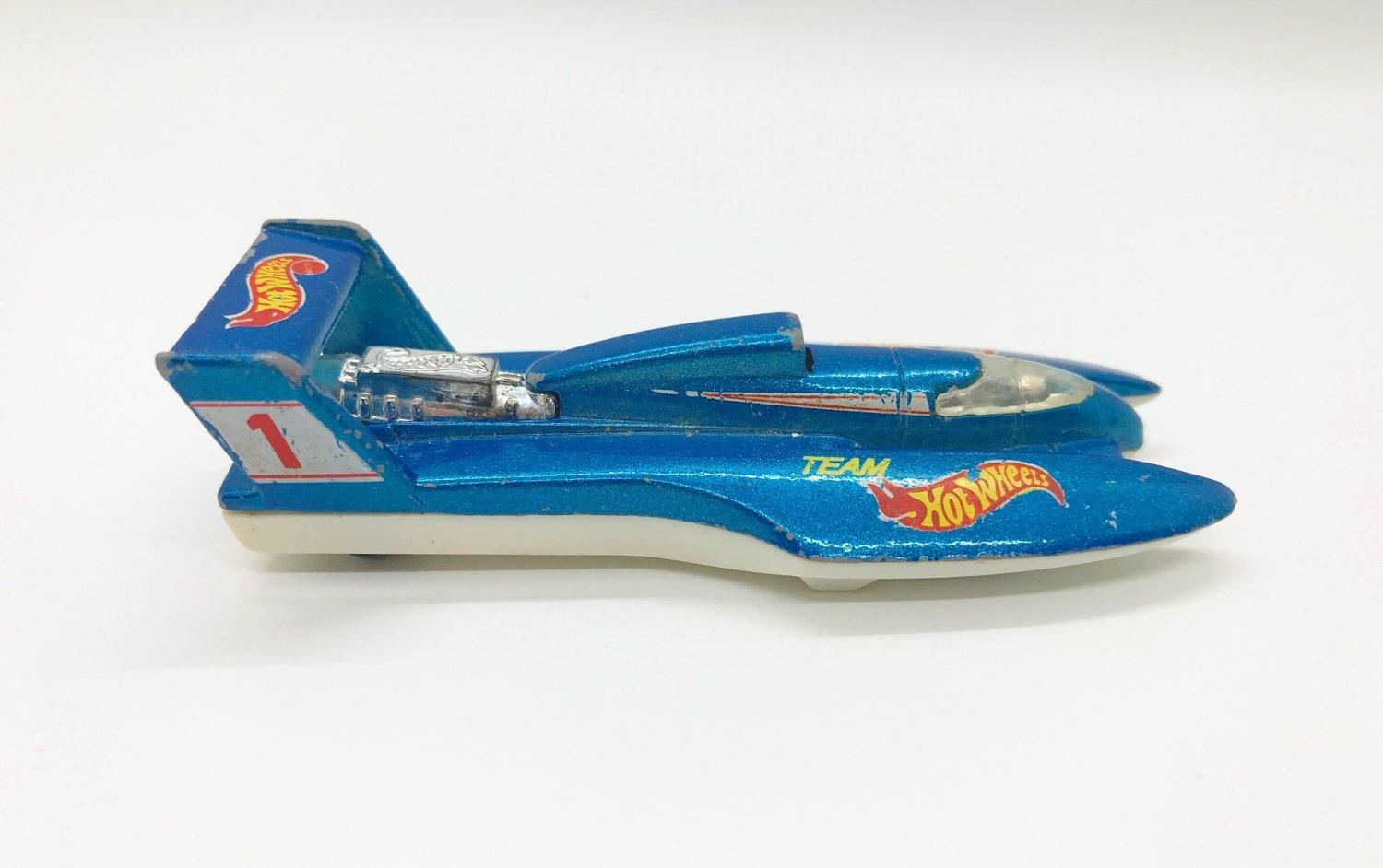 Hot Wheels Blue Diecast Hydroplane (1995) - Lamoree’s Vintage