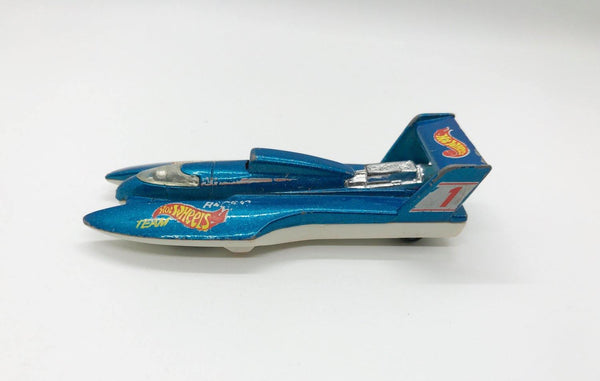 Hot Wheels Blue Diecast Hydroplane (1995) - Lamoree’s Vintage
