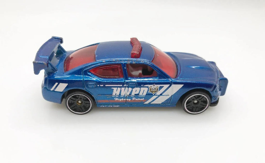 Hot Wheels Dodge Charger Drift Car - Blue Rescue Edition 217/250 - 1:64 Scale Die-Cast Model