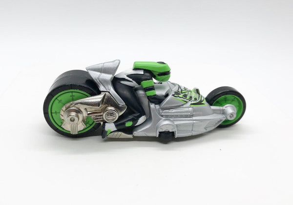 Hot Wheels Green V-Rogue Motorcycle w/Cyborg (2003) - Lamoree’s Vintage