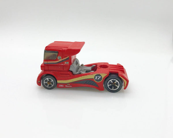 Hot Wheels Red Semi Fast with Yellow Stripe (1999) - Lamoree’s Vintage