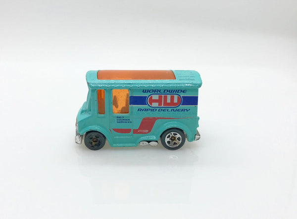 Hot Wheels Teal Bread Box Worldwide Delivery Van (2011) - Lamoree’s Vintage