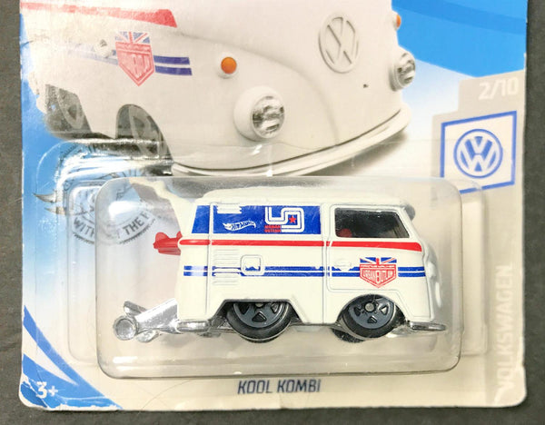 Hot Wheels White Volkswagen Kool Kombi/ On Card (2019) - Lamoree’s Vintage
