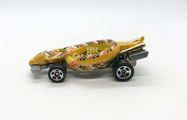 Hot Wheels Yellow Browns Turboa Gold Snake Car (1997) - Lamoree’s Vintage