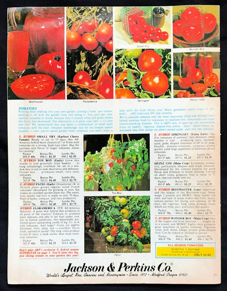 Jackson & Perkins Seedbook (1978) - Lamoree’s Vintage