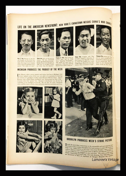 Life Magazine, August 16, 1937 - Lamoree’s Vintage