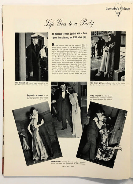 Life Magazine, February 22, 1937 - Lamoree’s Vintage