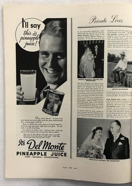 Life Magazine, January 4, 1937 - Lamoree’s Vintage