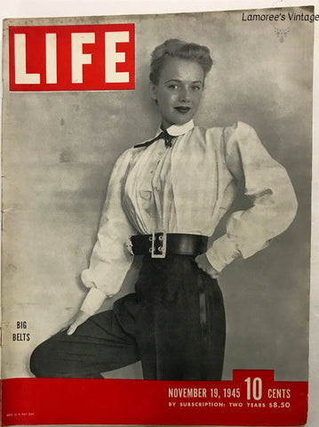 Life Magazine November 19, 1945 - Lamoree’s Vintage