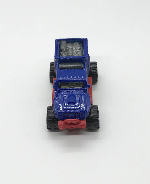 Matchbox Blue and Gray Jeep Wrangler Superlift (2011) - Lamoree’s Vintage