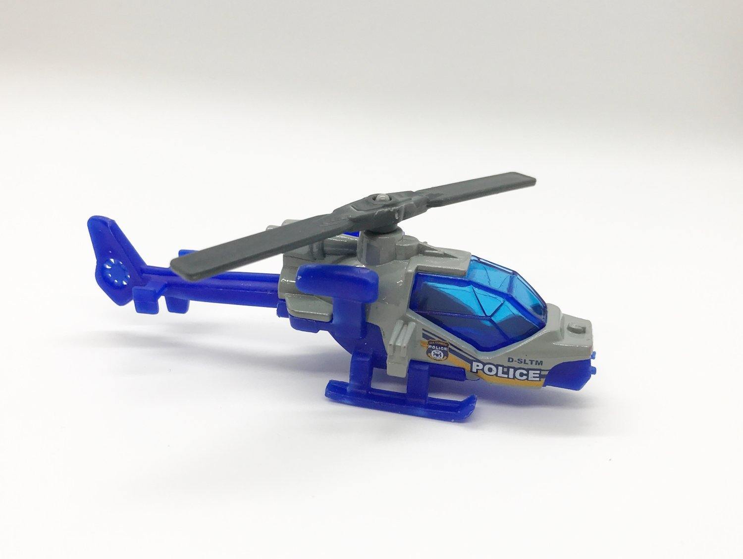 Matchbox Police Team Blue and Gray Mission Helicopter (2012) - Lamoree’s Vintage