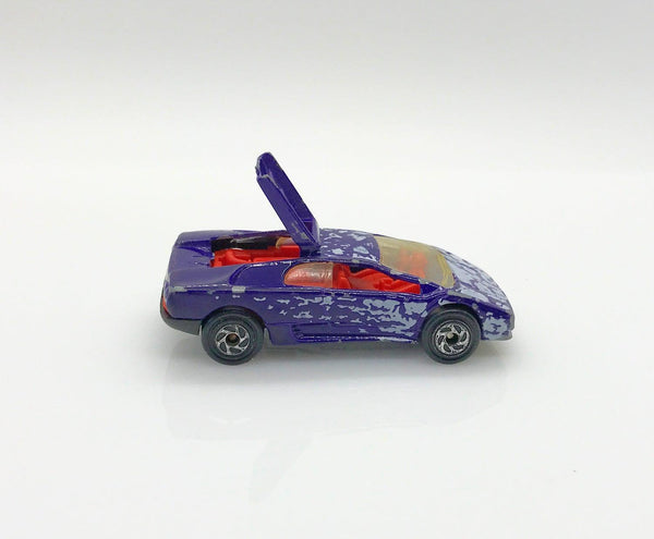 Matchbox Purple Lamborghini Diablo 1:59 scale (1991) - Lamoree’s Vintage