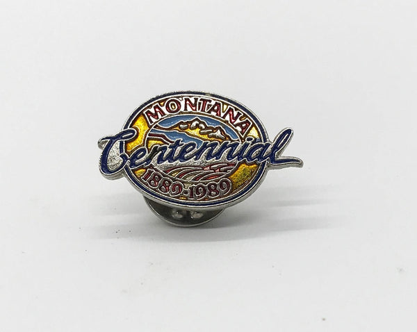 Montana Centennial Lapel Pin (1989) - Lamoree’s Vintage