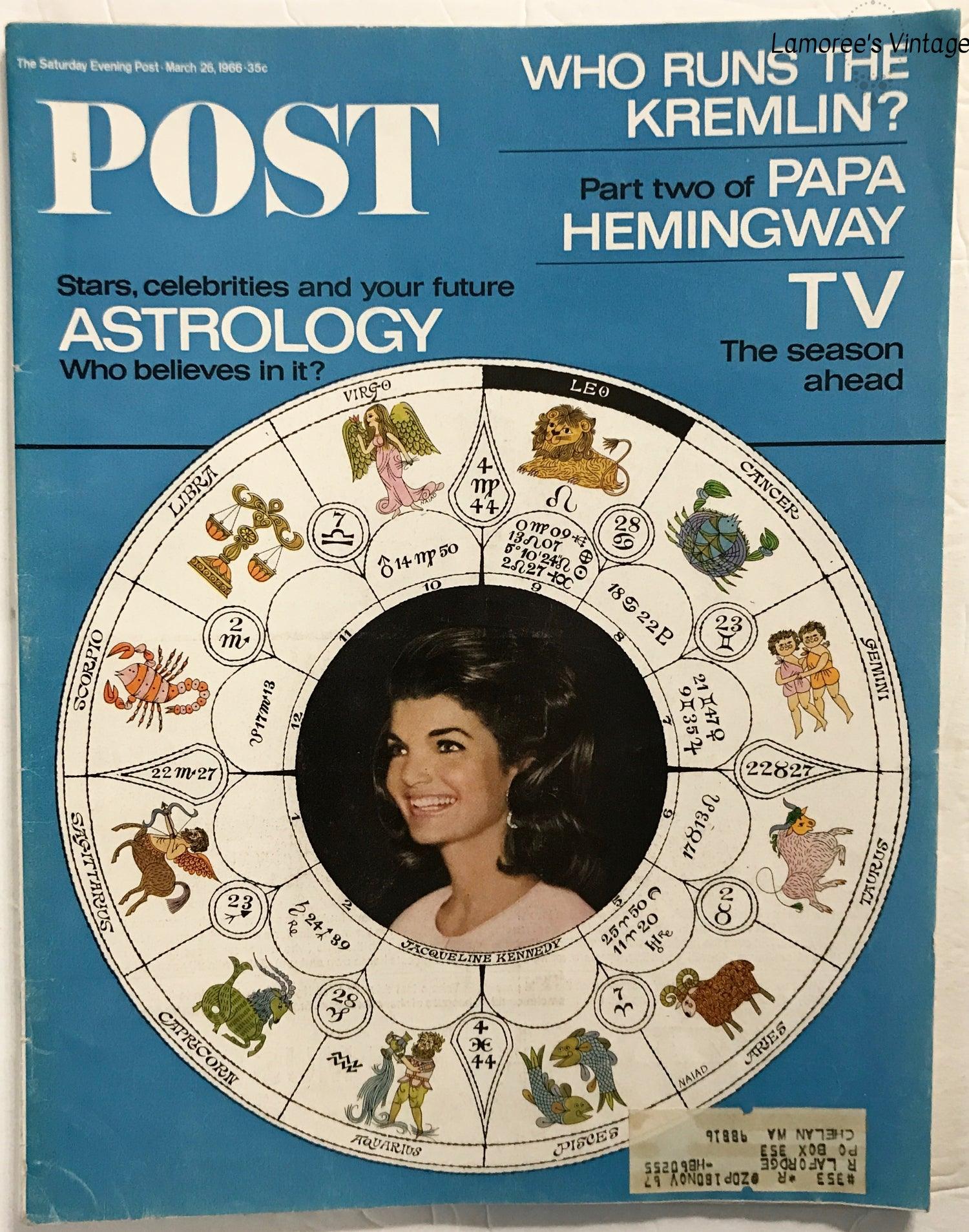 Saturday Evening Post, March 25, 1966 - Lamoree’s Vintage
