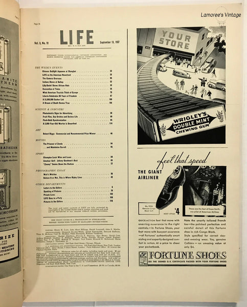 Life Magazine September 13, 193